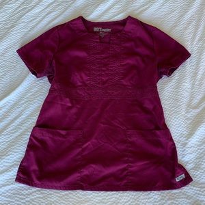 GREY’S ANATOMY (EUC)✨PEPLUM SCRUB TOP